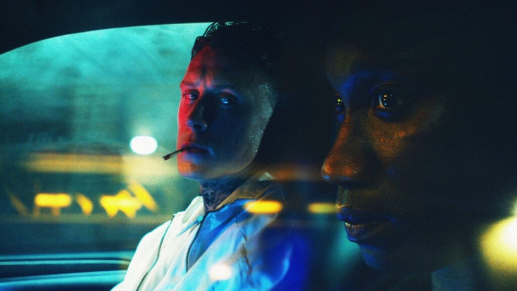 Preston and Jules in a car together