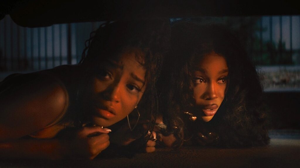 Dreux and Alyssa in close-up