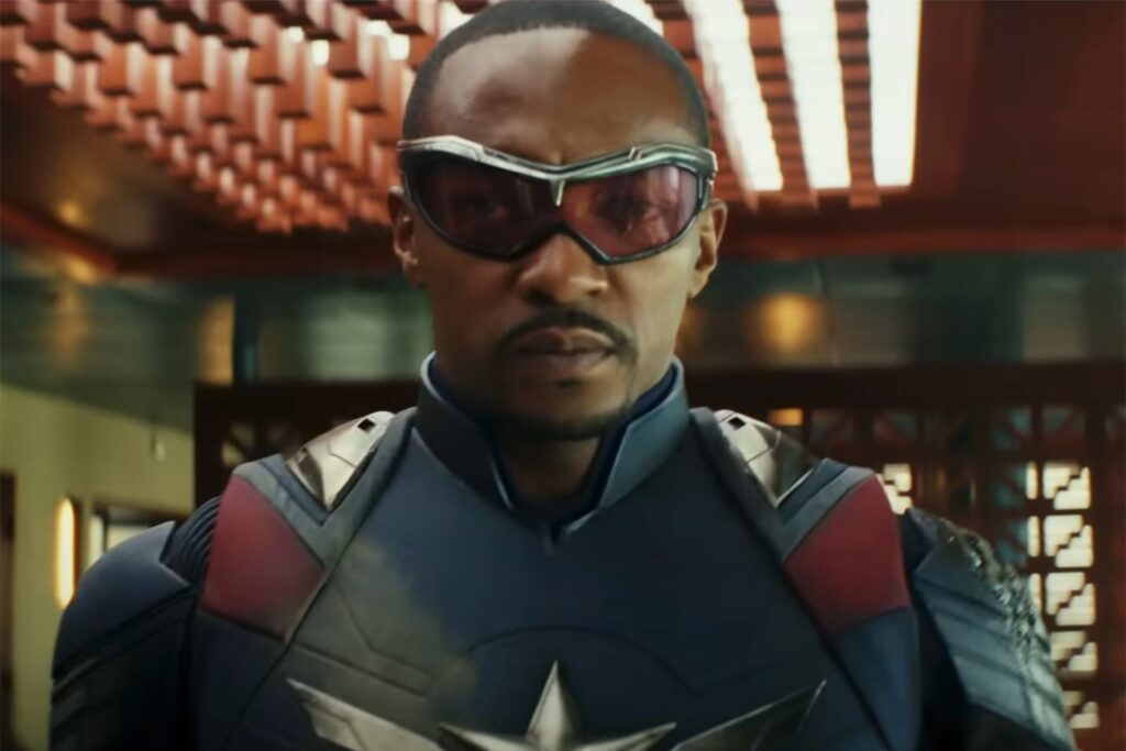 Captain America head shot
