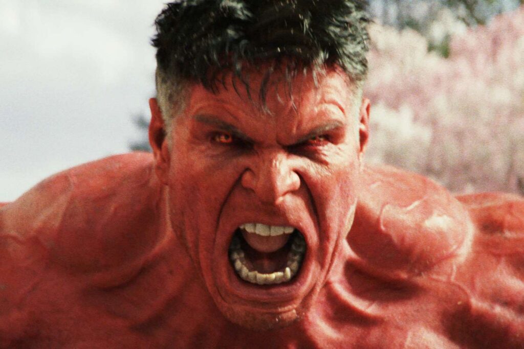President Ross as the Red Hulk