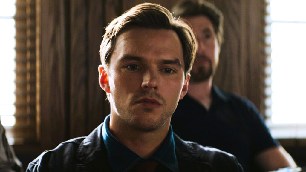 Close up of Nicholas Hoult