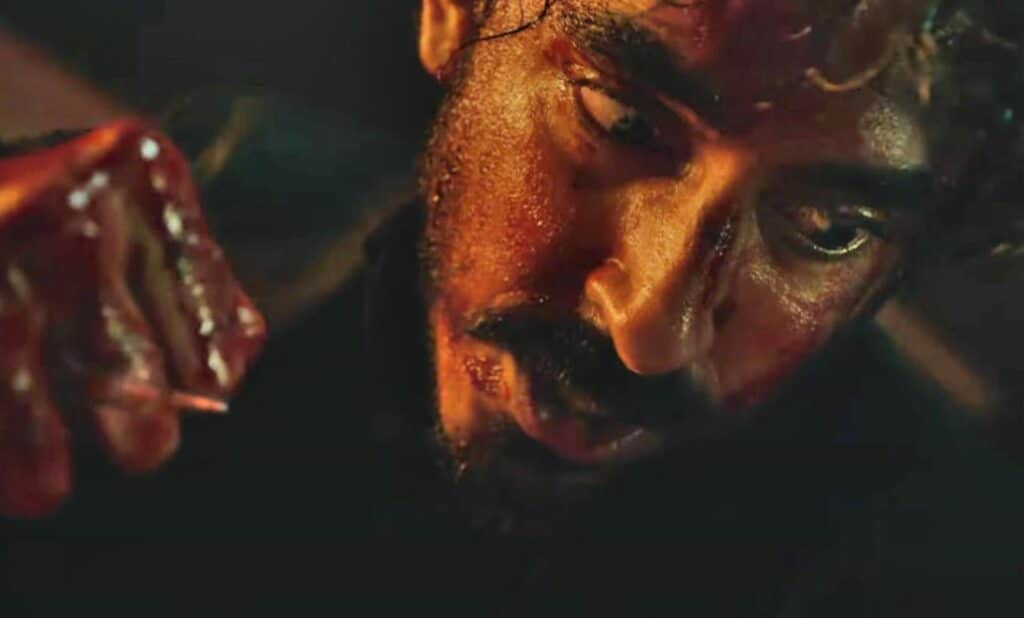 Dev Patel close up