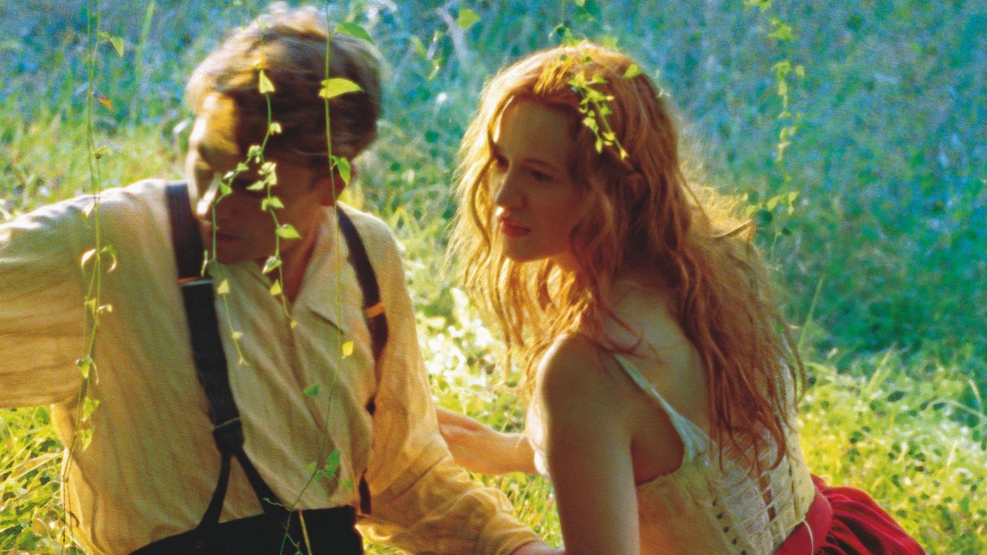 A sun-dappled Jean and Andrée