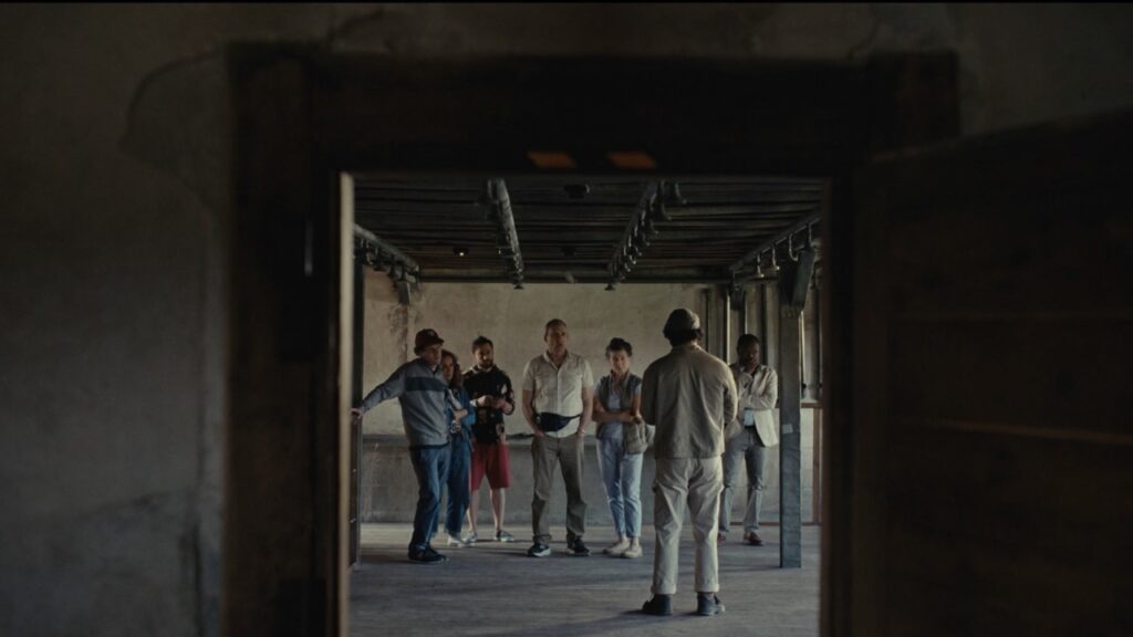 The group at Majdanek death camp