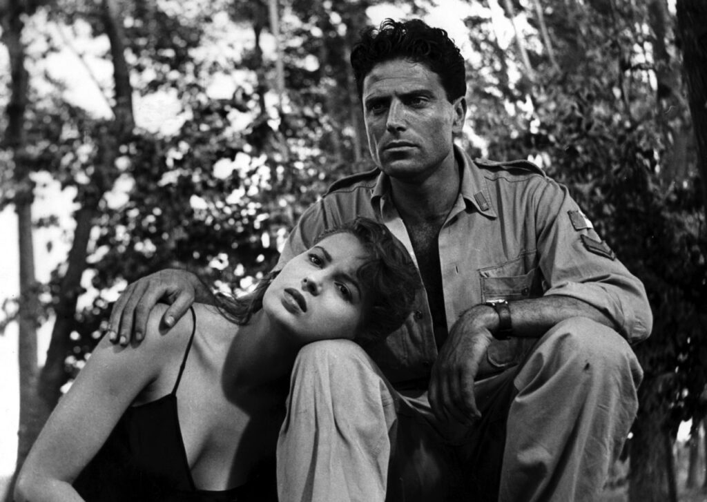 Silvana Mangano and Raf Vallone