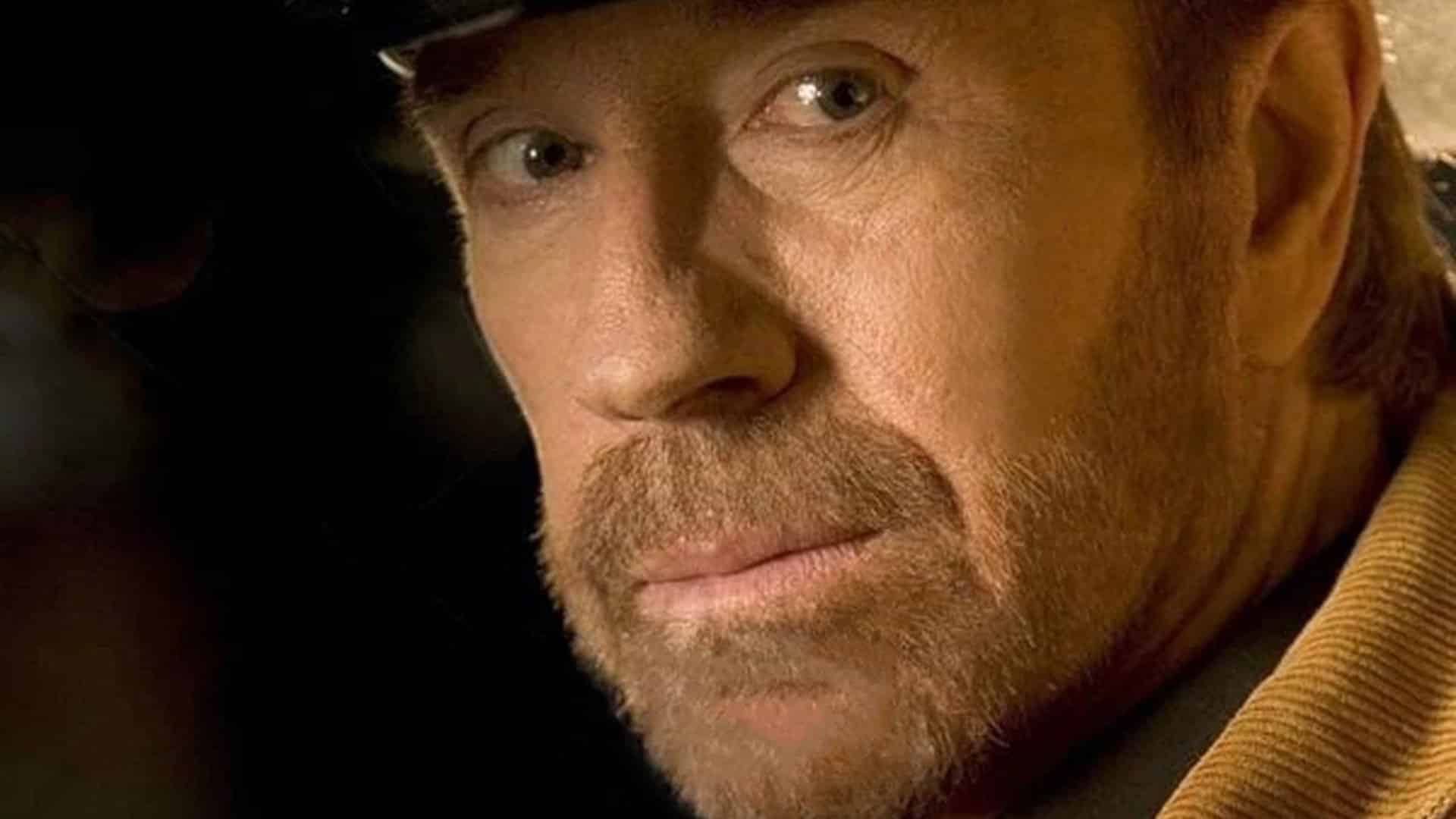 Close up of Chuck Norris