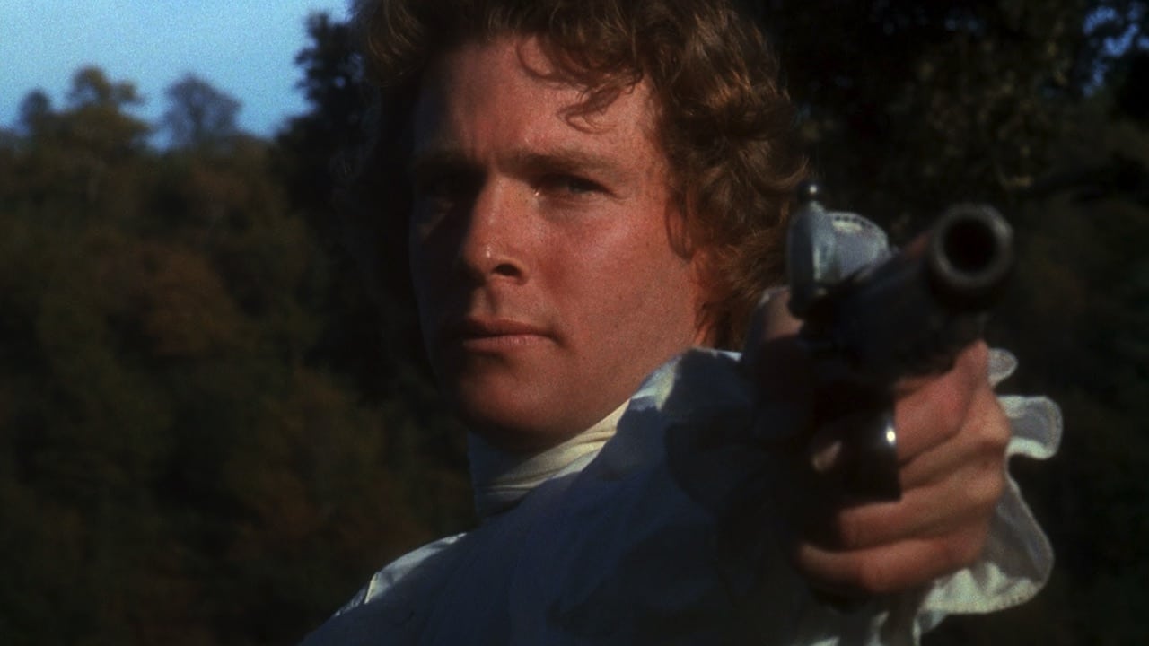 Barry aims a pistol