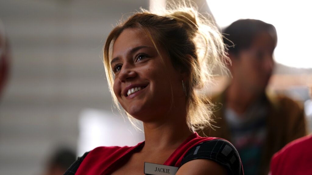 Adèle Exarchopoulos as the grown-up Jackie