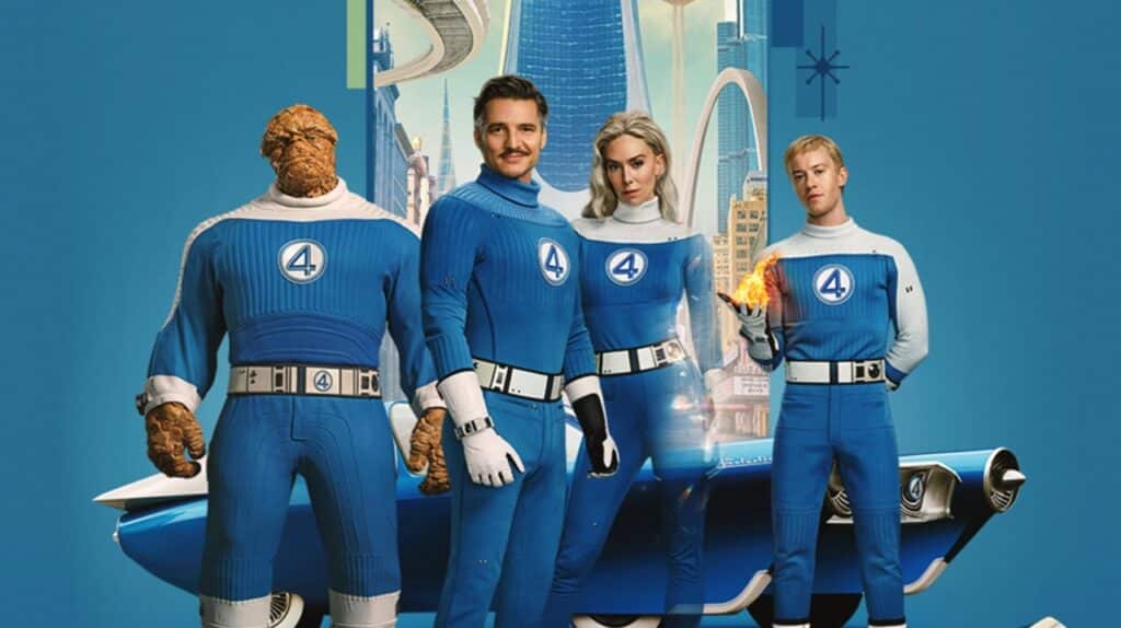 The Thing, Mr Fantastic, Invisible Woman and the Human Torch