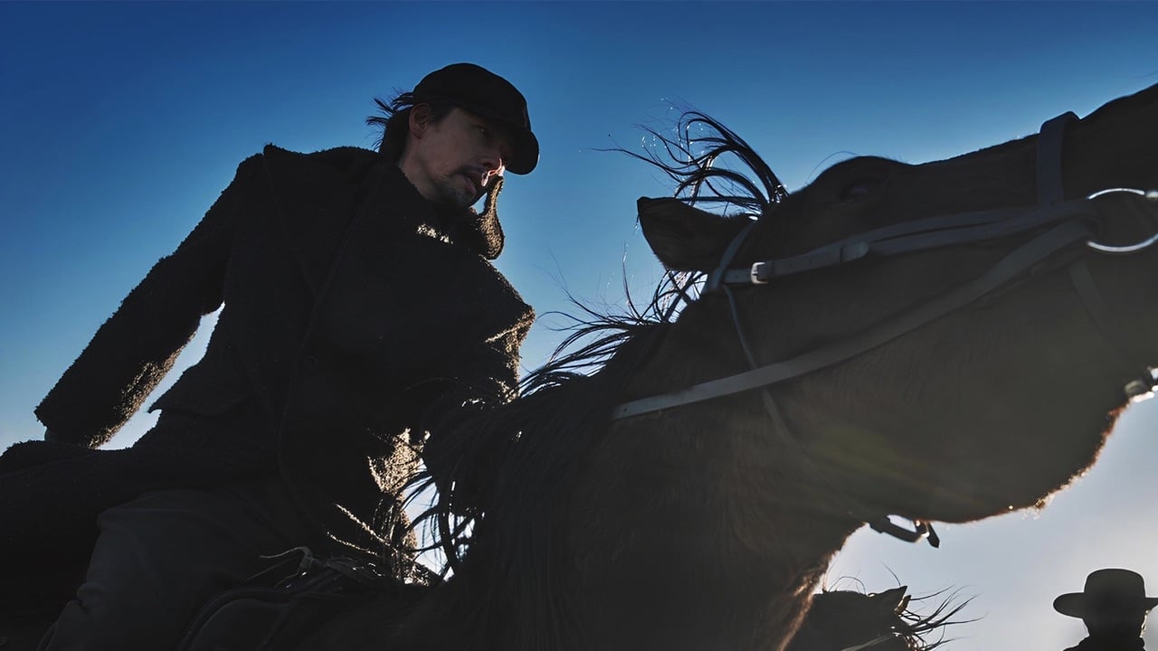 Ahn on horseback