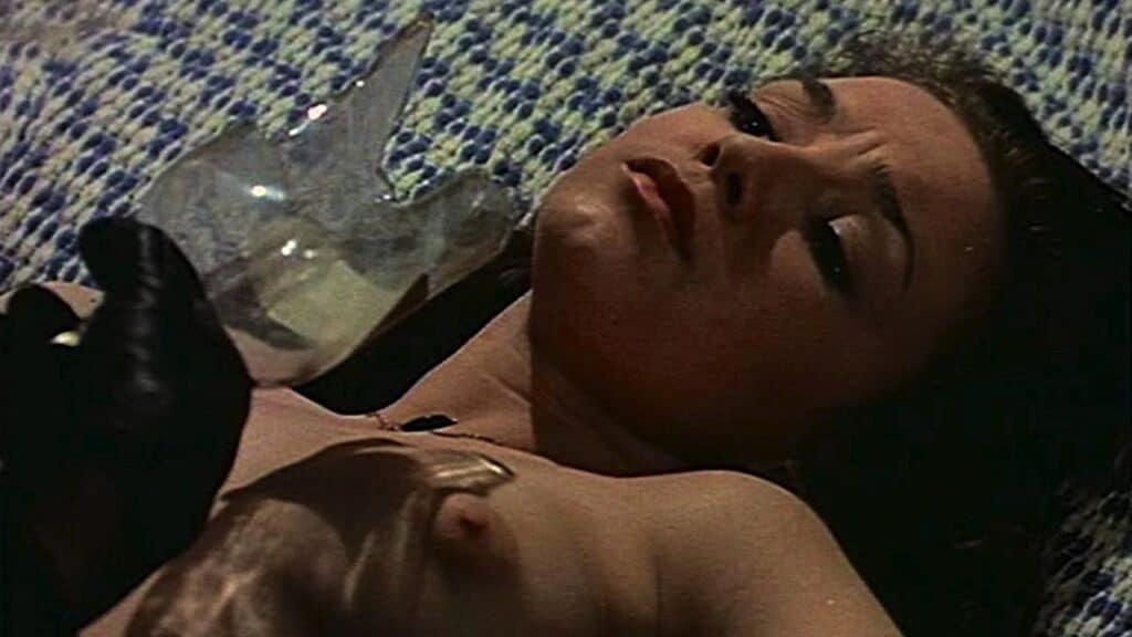 Inga has a broken bottle waved in her face