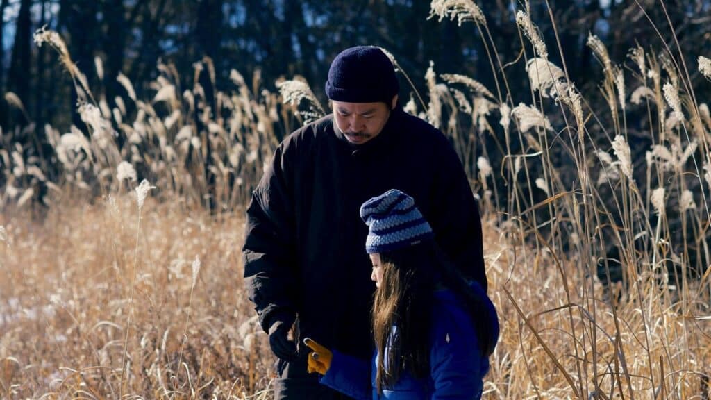 Takumi out with daughter Hana