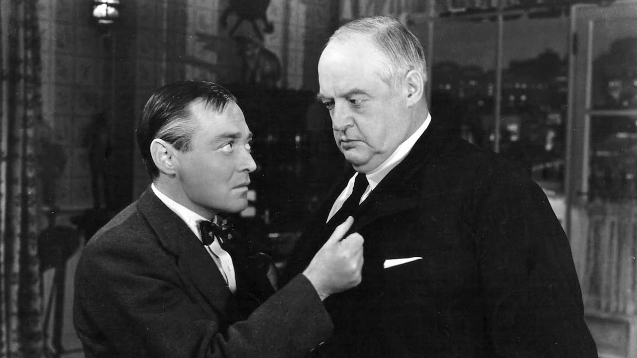 Pter Lorre grabs Sydney Greenstreet's lapel