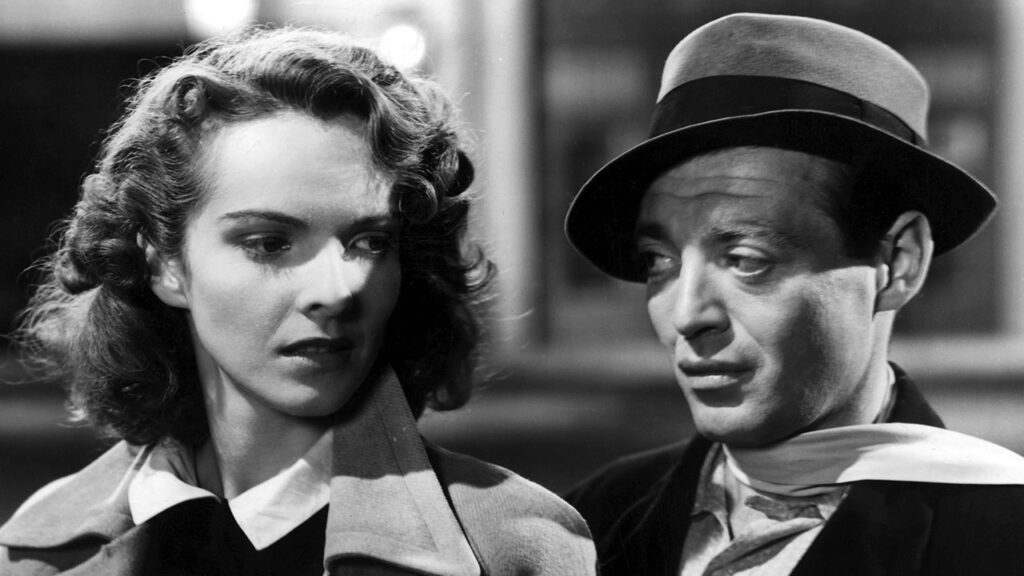 Margaret Tallichet and Peter Lorre