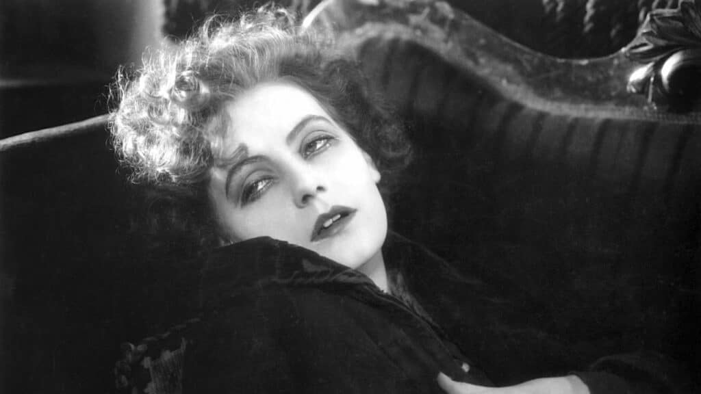Greta Garbo close up