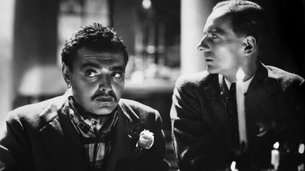 Peter Lorre and John Gielgud
