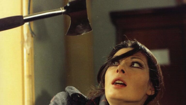 Jane menaced by an axe