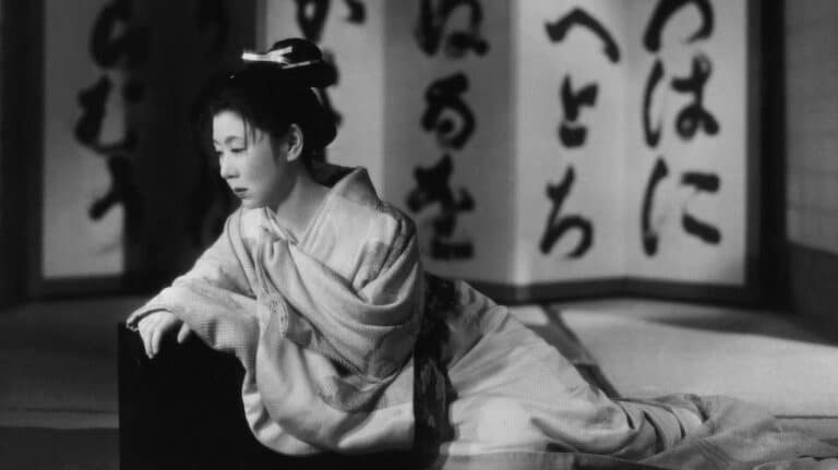 Oharu as a young woman in the court