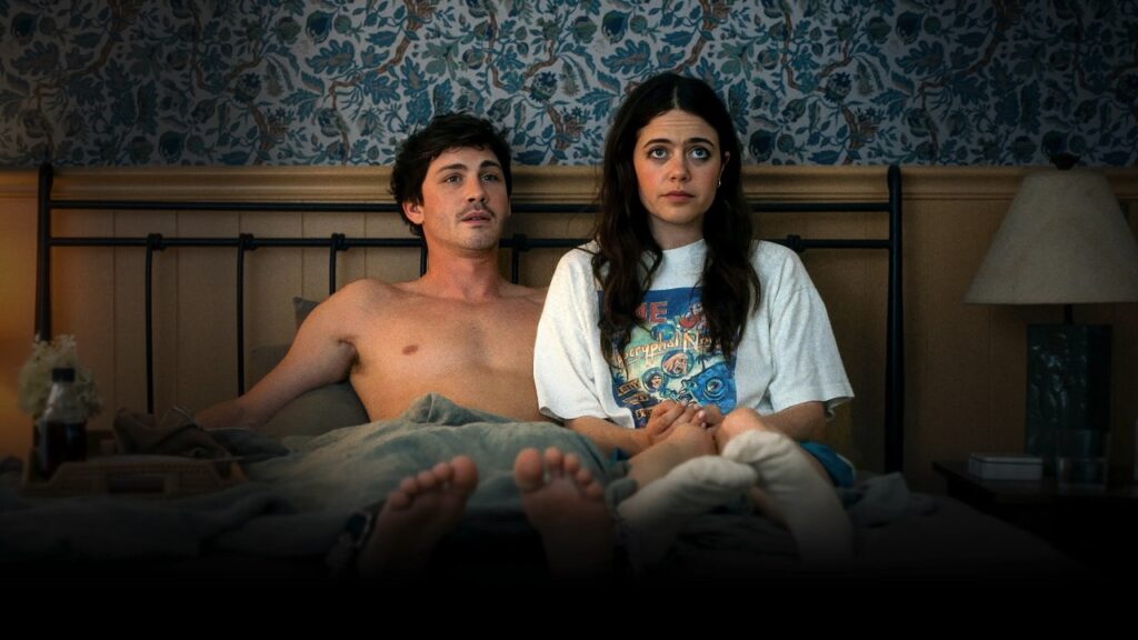 Isaac and Iris in bed
