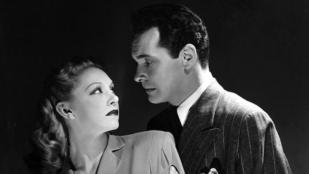 Belita and Barry Sullivan stare into each other's eyes in a publicity shot