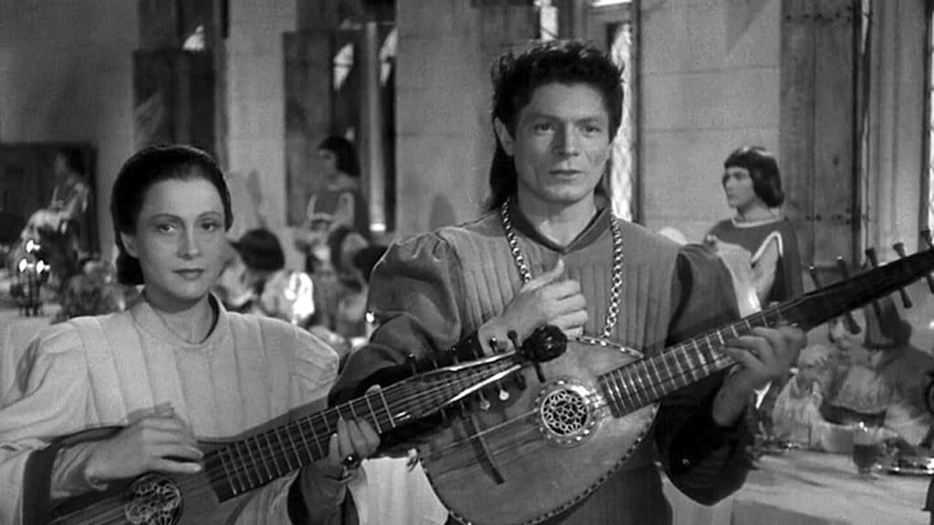 The "minstrels" ready to entertain