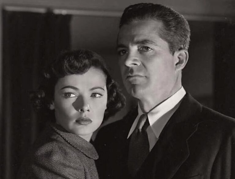 Gene Tierney and Dana Andrews