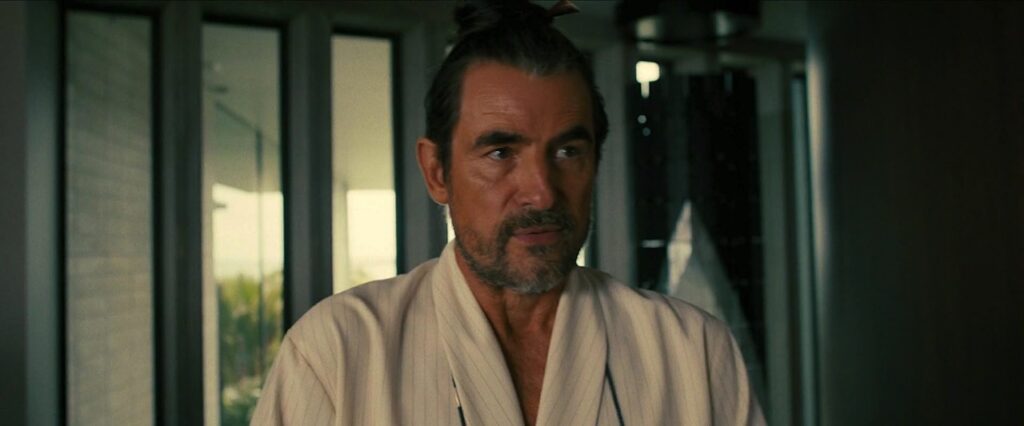Claes Bang as bad guy Marcus Robichaux