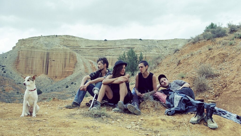Ravers Josh, Steff, Jade and Tonin resting