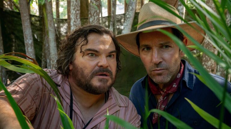 Jack Black and Paul Rudd in the jungle