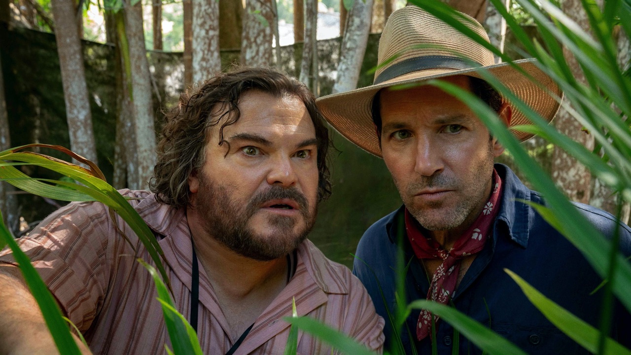 Jack Black and Paul Rudd in the jungle