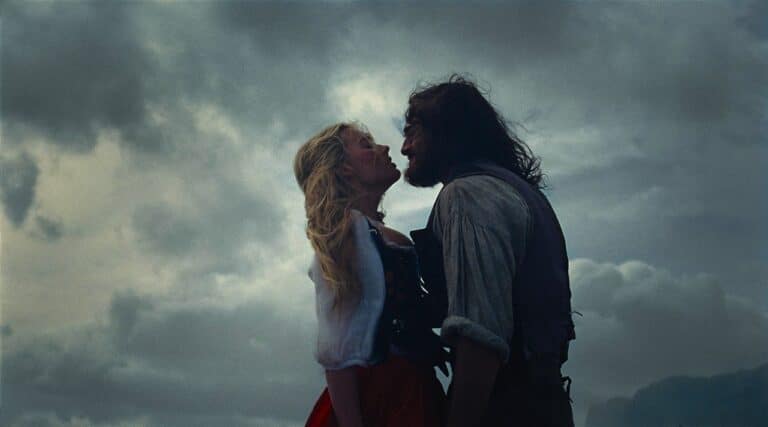Cathy and Heathcliff face to face