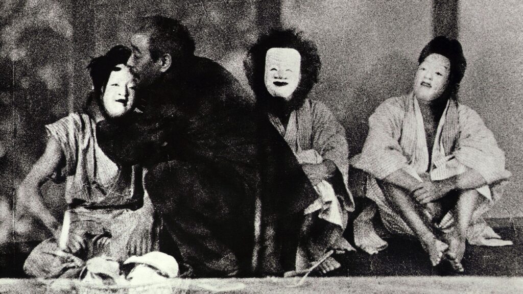 Servant tending to the asylum inmates