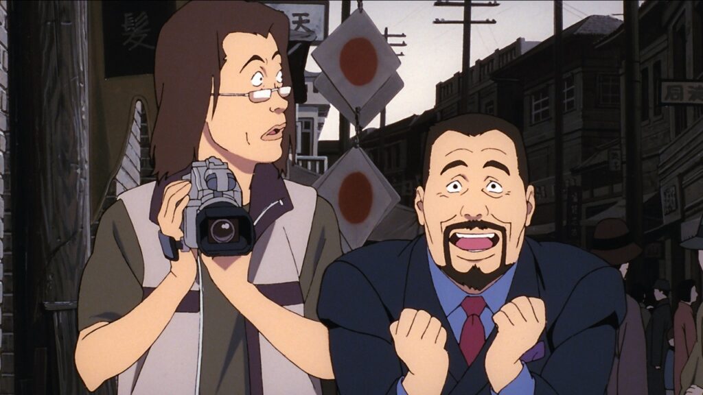 Cameraman Ida and documentary maker Tachibana