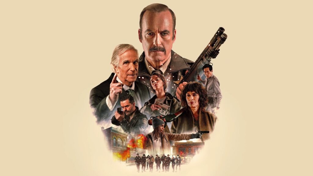 Collage of the movie's main characters