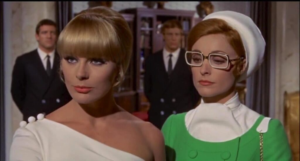 Elke Sommer and Sharon Tate