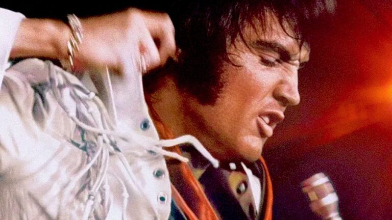 Close-up of Elvis