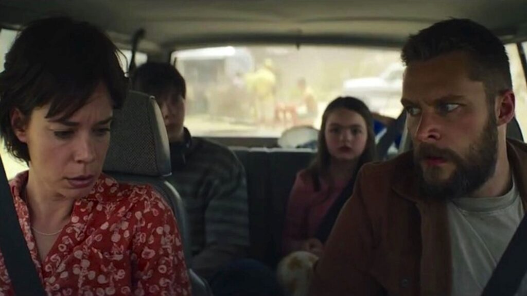 The family out driving
