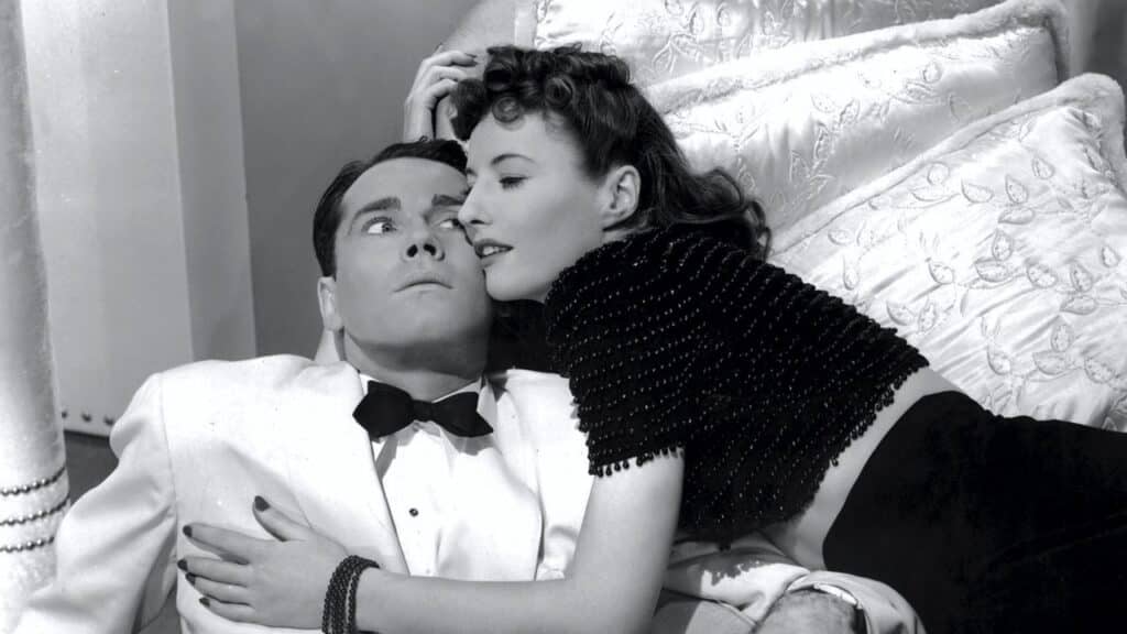Charles and Jean cheek to cheek