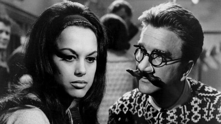 Catherine and a disguised Alan