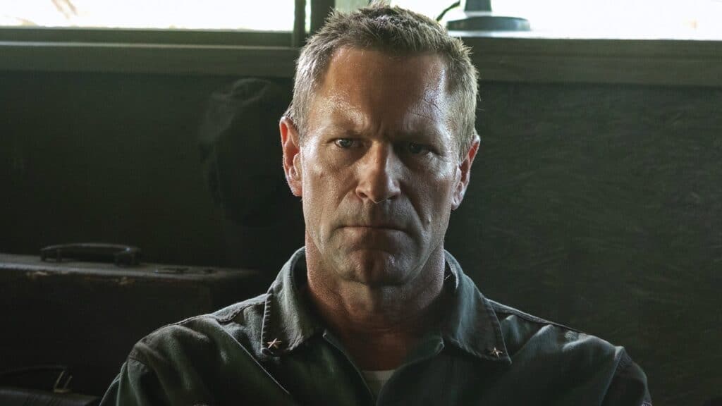 Aaron Eckhart as General Drummond