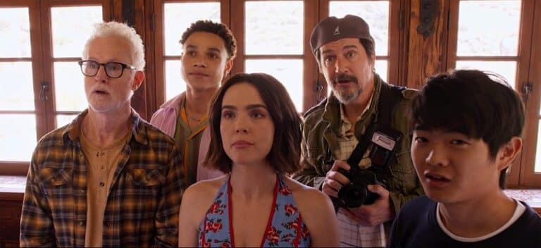 Jon Slattery, Miles Gutierrez-Riley, Zoey Deutch, Ken Marino and Ben Wang