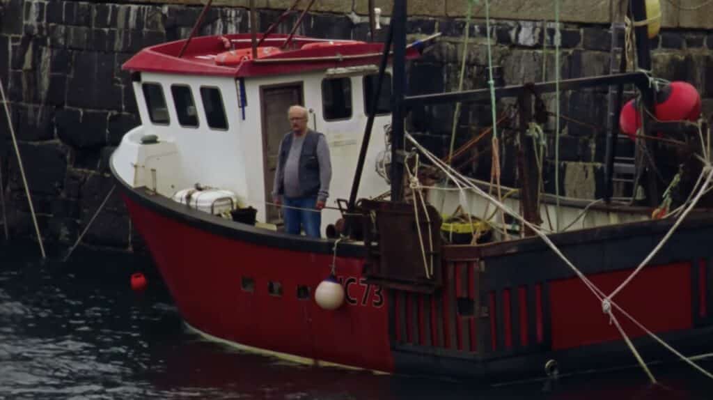 The ship with its owner on dock