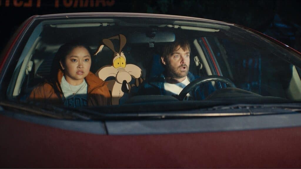 Legal assistant Paige, Wile E Coyote and lawyer Kevin